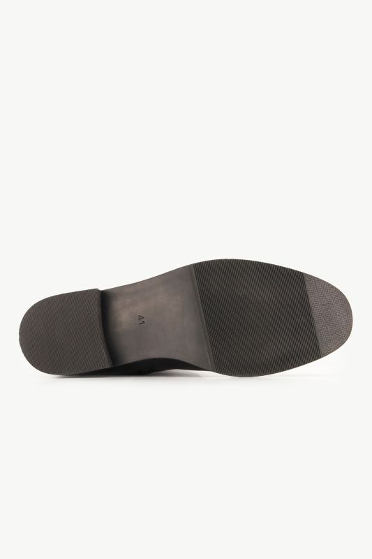 Bottes en cuir tige XL, fermeture zippée - largeur H