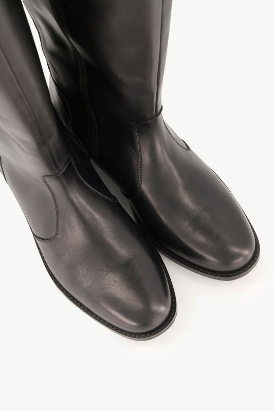 Bottes en cuir tige XL, largeur H