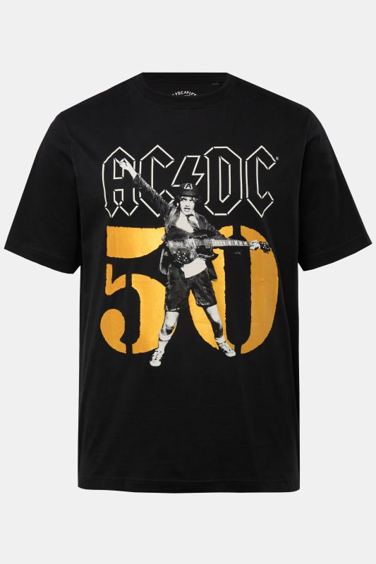 T-shirt JP 1880, T-shirt du groupe AC/DC, manches courtes - jusqu'au 8&nbsp;XL