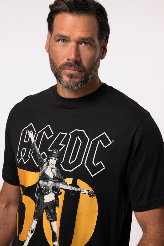 T-shirt JP 1880, T-shirt du groupe AC/DC, manches courtes - jusqu'au 8&nbsp;XL