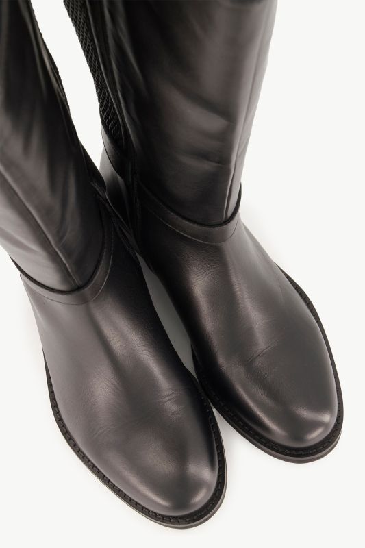 Bottes en cuir, tige XXL - largeur H