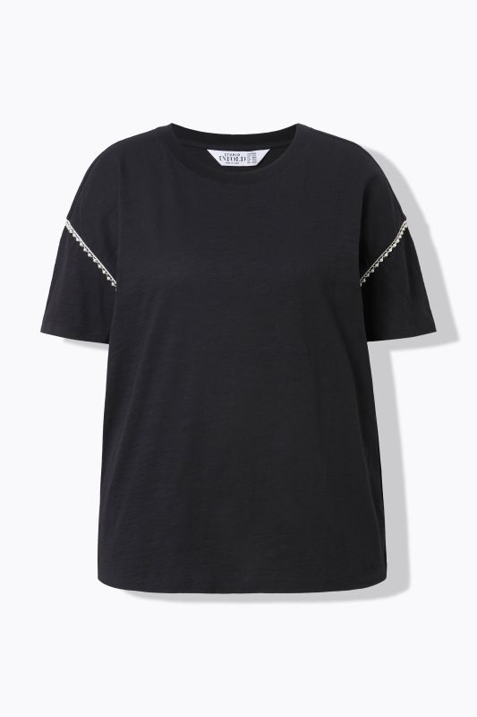 T-shirt coupe Classic Shape, bordure fantaisie