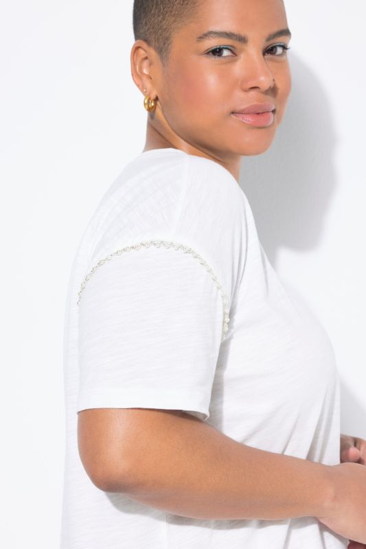 T-shirt coupe Classic Shape, bordure fantaisie