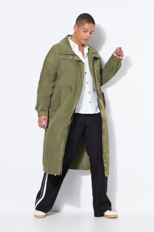 Manteau, coupe Straight Shape. Cordon de serrage dans la taille