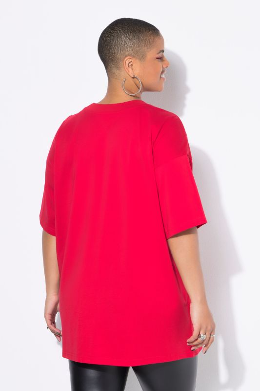 T-shirt oversize à manches courtes. Imprimé LOVE