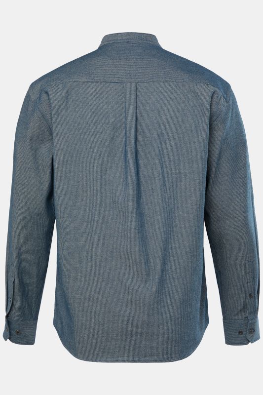 Chemise en jean JP 1880. Manches longues et col officier. Coupe Modern Fit - jusqu'au 8&nbsp