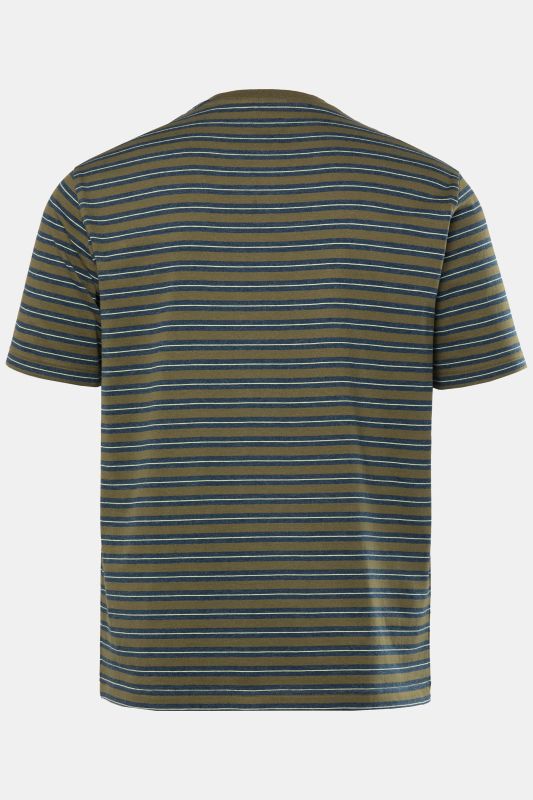 T-shirt JP1880 à rayures, manches courtes - jusqu'au 8 XL