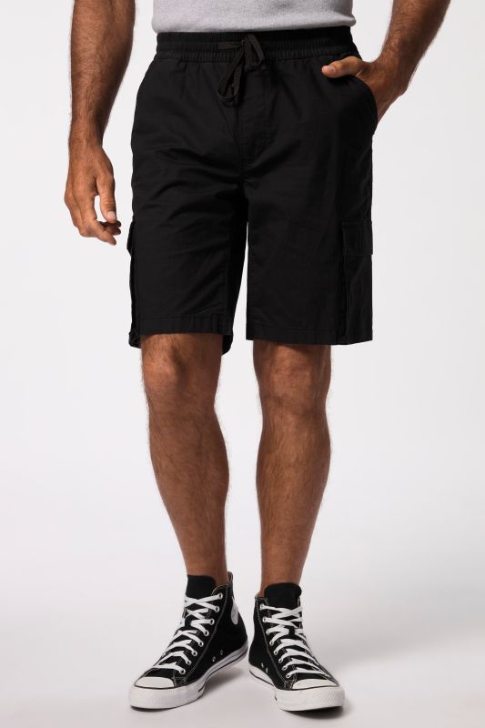 Bermuda esprit vintage, taille élastique, cordon de serrage et poches cargo - jusqu'au 8 XL