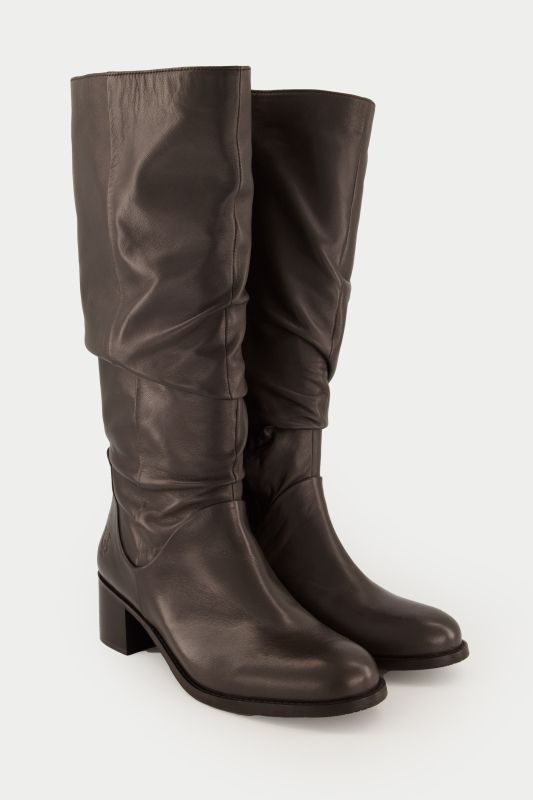 Bottes en cuir tige XL, largeur H