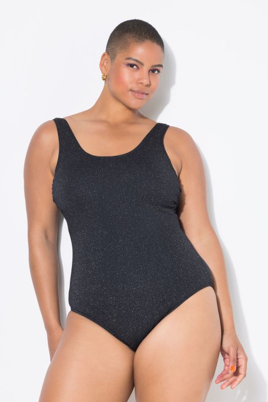 Maillot de bain à coques souples, effet scintillant
