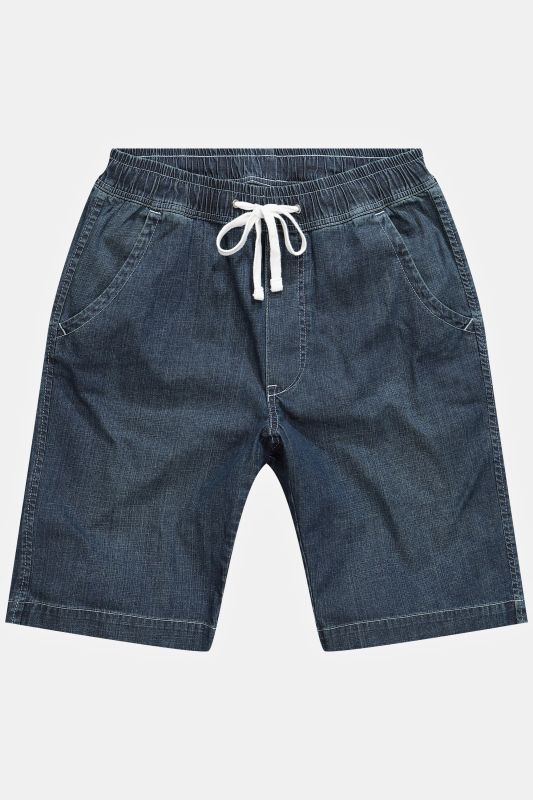 Bermuda aspect jean. Coupe Relaxed Fit 4 poches