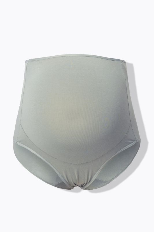 Culotte taille haute Bellieva en coton bio certifié GOTS, avec empiècement sur le ventre
