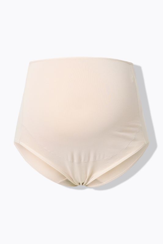 Culotte taille haute Bellieva en coton bio certifié GOTS, avec empiècement sur le ventre