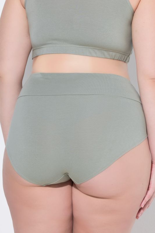 Culotte Bellieva à large ceinture, en coton bio certifié GOTS