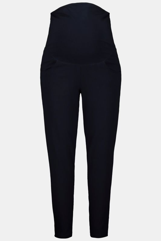 Legging Bellieva avec taille élastique large, coupe Skinny. Coton bio, GOTS