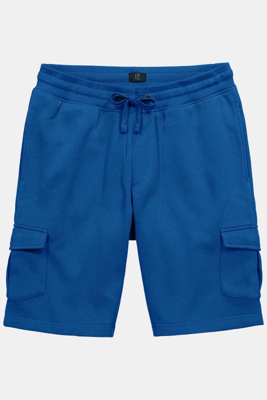 Bermuda cargo JP1880 en molleton. Taille élastique et poches cargo - jusqu'au 7 XL