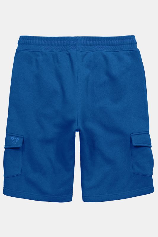 Bermuda cargo JP1880 en molleton. Taille élastique et poches cargo - jusqu'au 7 XL