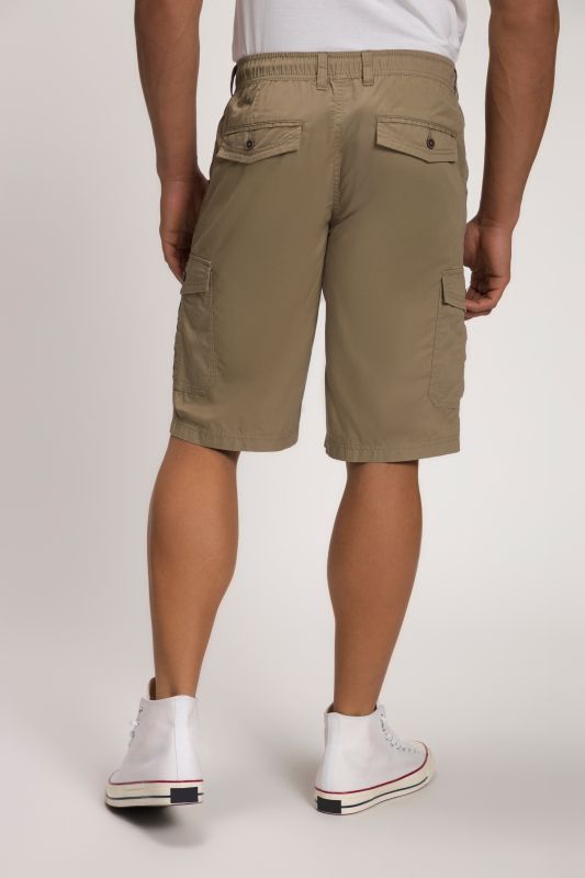 Bermuda cargo, 6 poches, jambe droite