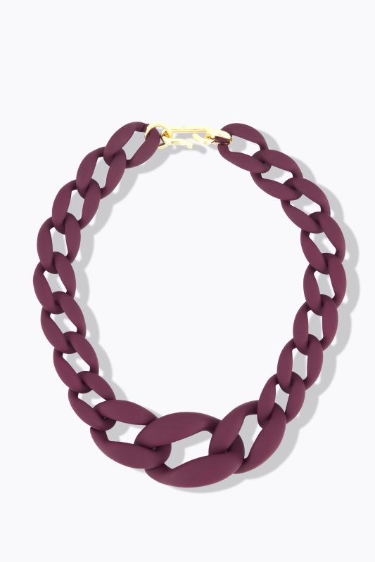 Collier court et imposant, maillons extra-larges