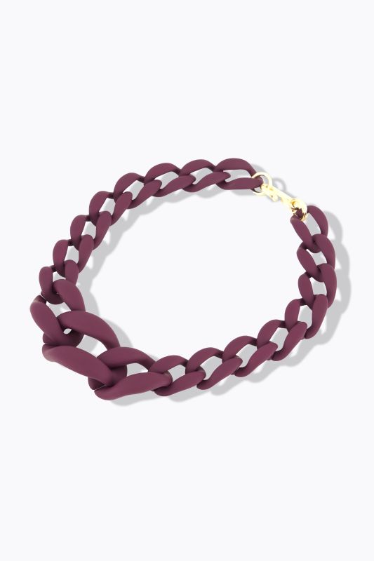 Collier court et imposant, maillons extra-larges