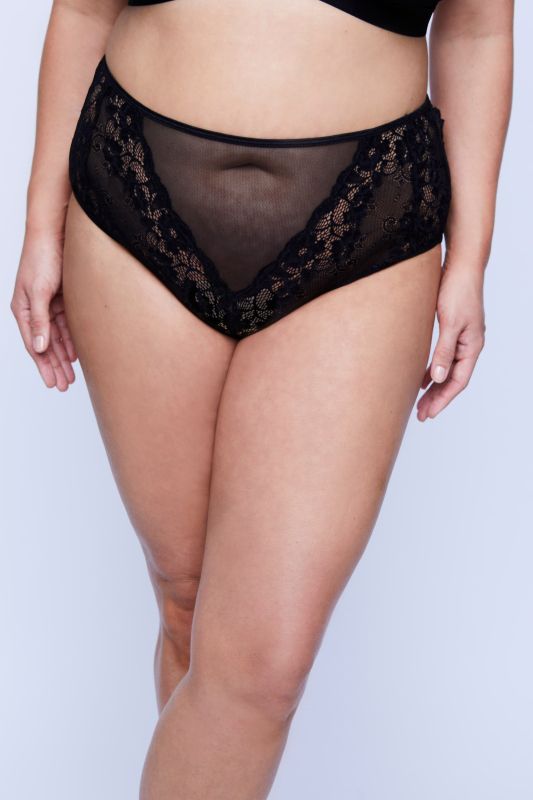 Bralette en mesh avec fermeture frontale