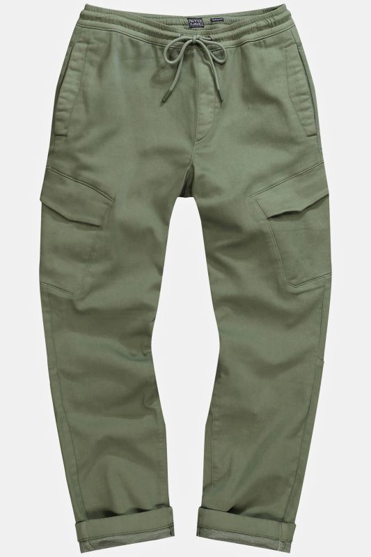 Pantalon cargo STHUGE. Technologie FLEXLASTIC® et taille élastique. Jusqu'au 8 XL