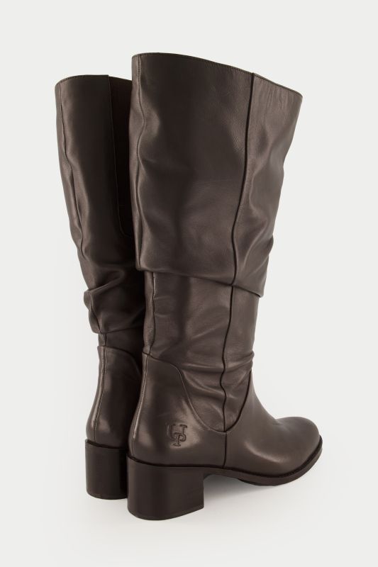 Bottes en cuir tige XL, largeur H
