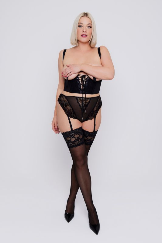 Culotte Midi, Ouverte, Jarretelles