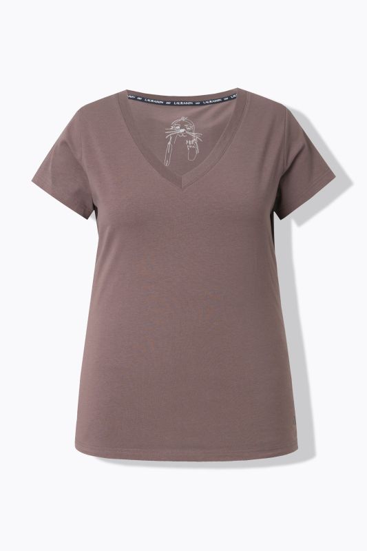 T-shirt à col V et manches 1/2, OEKO-TEX Made in Green