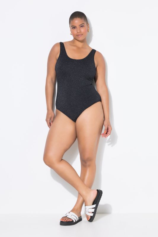 Maillot de bain à coques souples, effet scintillant