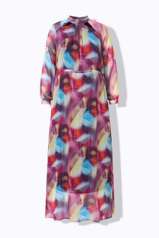 Robe de soirée maxi, fond de robe et manches longues