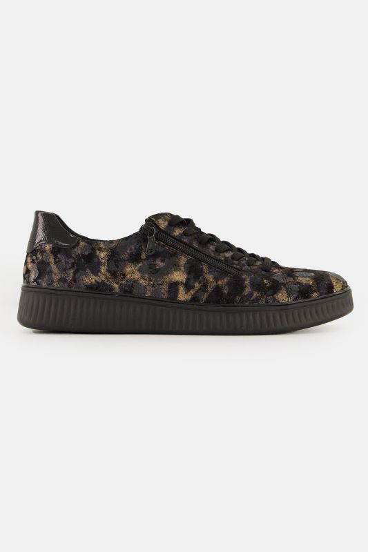 Sneakers en cuir Remonte, semelle intérieure amovible - largeur G