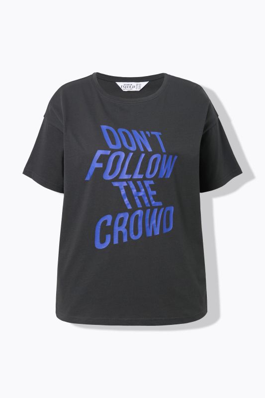 T-shirt oversize. Imprimé message