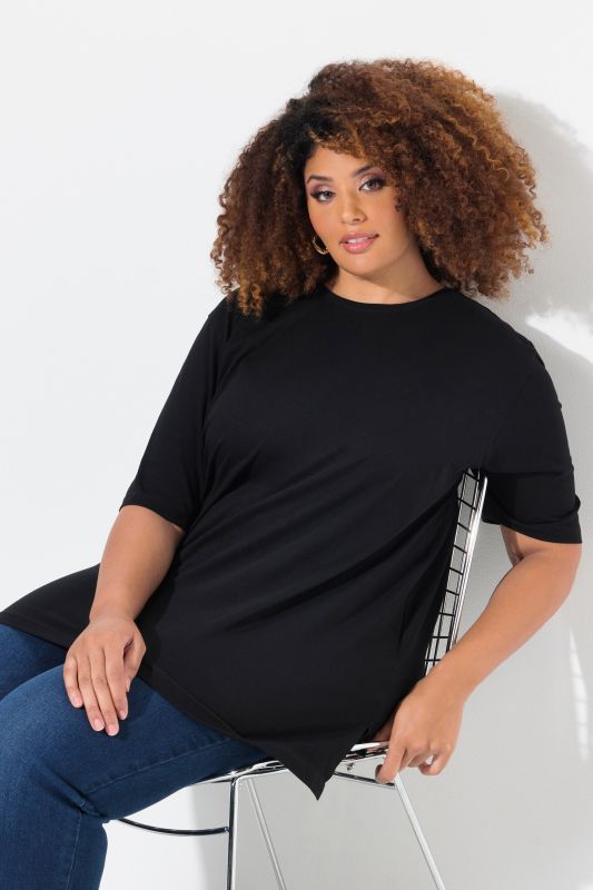 T-shirt coupe Relaxed Fit, décolleté rond et manches courtes