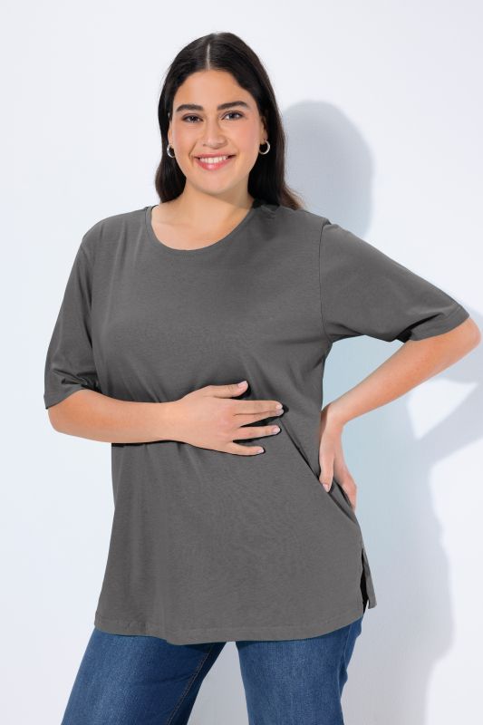 T-shirt coupe Relaxed Fit, décolleté rond et manches courtes