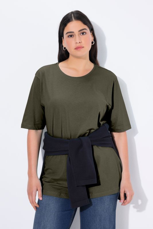 T-shirt coupe Relaxed Fit, décolleté rond et manches courtes
