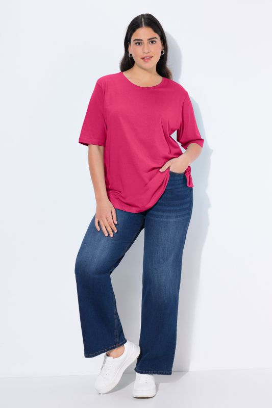 T-shirt coupe Relaxed Fit, décolleté rond et manches courtes