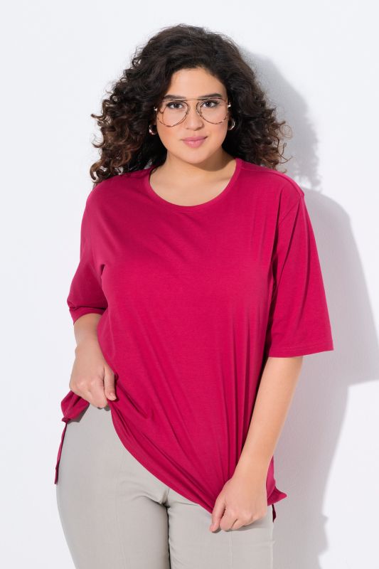 T-shirt coupe Relaxed Fit, décolleté rond et manches courtes