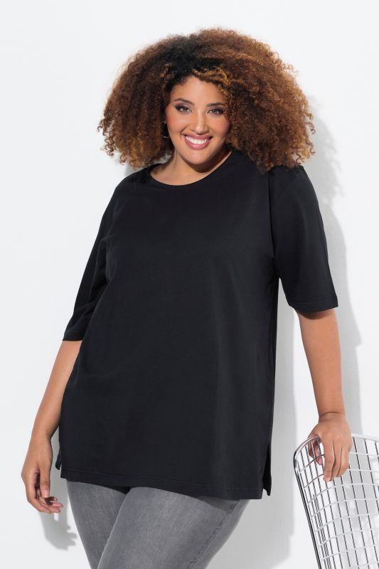 T-shirt coupe Relaxed Fit, décolleté rond et manches courtes