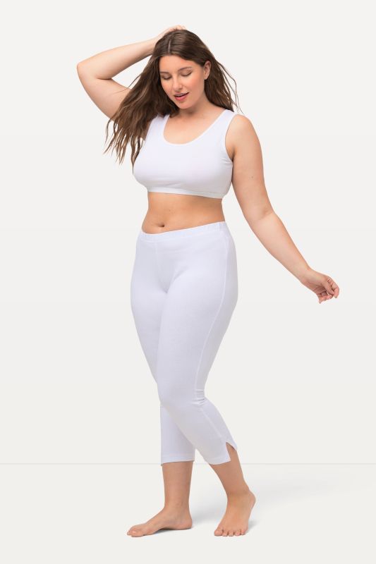 Pantalon corsaire, longueur 7/8. Taille élastique - jusqu'au 68/70