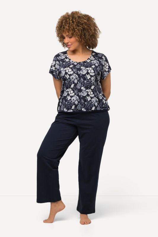 Pantalon de jogging, jambe droite et taille élastique