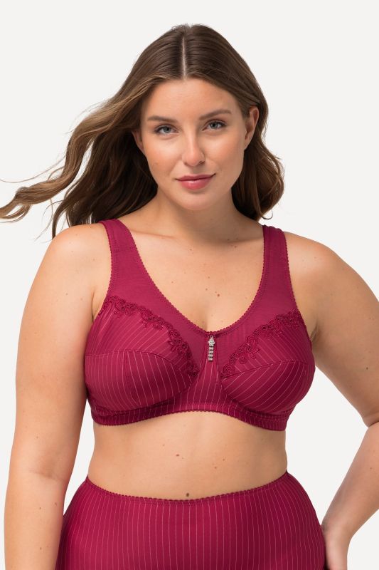 Soutien-gorge de maintien sans armatures, pendentif en strass - bonnet B-G