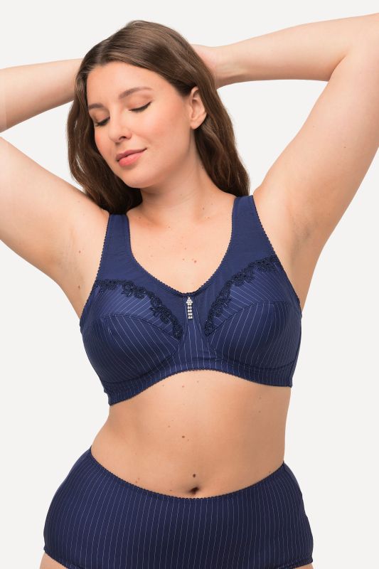 Soutien-gorge de maintien sans armatures, pendentif en strass - bonnet B-G