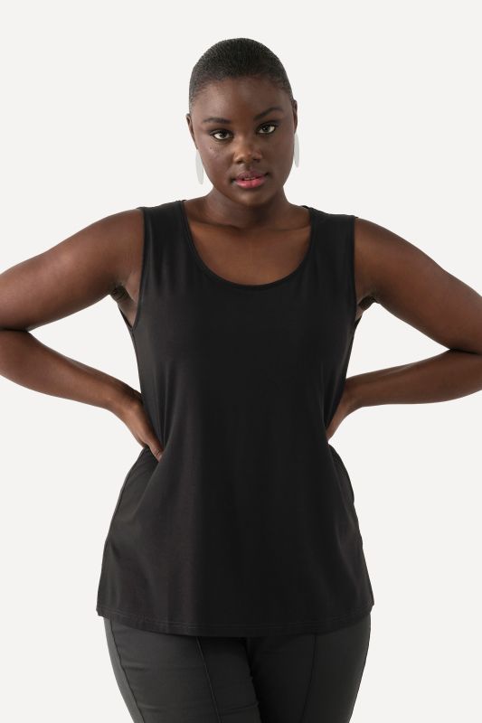 Débardeur stretch, coupe Classic Fit, bretelles larges et décolleté rond