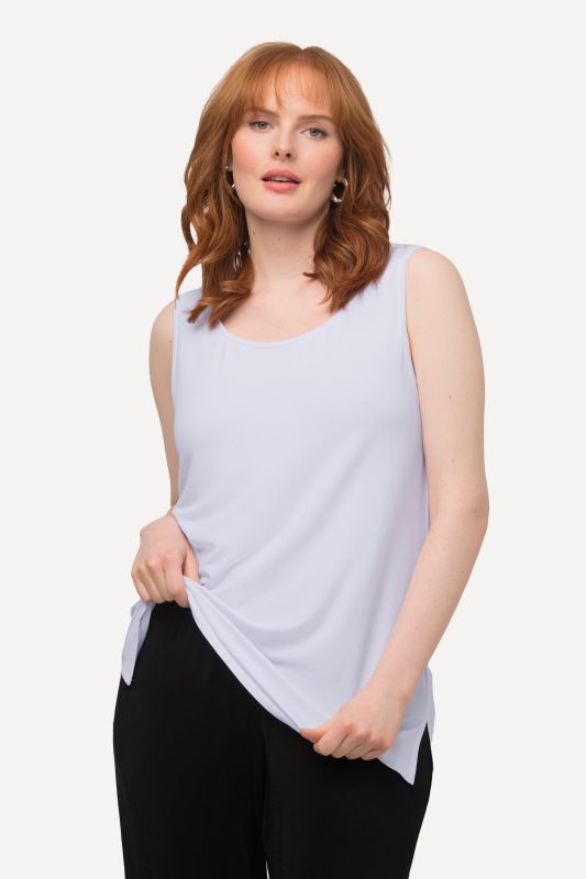 Débardeur stretch, coupe Classic Fit, bretelles larges et décolleté rond