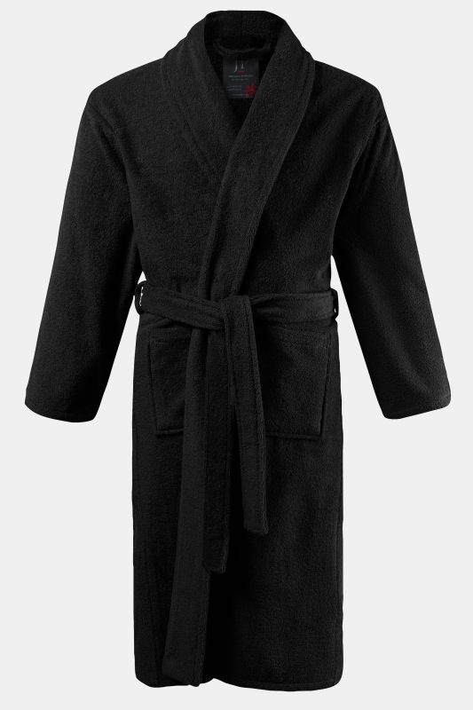 Peignoir en tissu éponge, col châle, collection Homewear - jusqu'au 8 XL