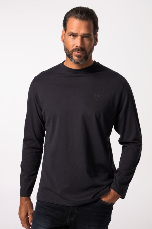 T-shirt JP 1880 à manches longues, collection Basic, label OEKO-TEX - jusqu'au 8 XL