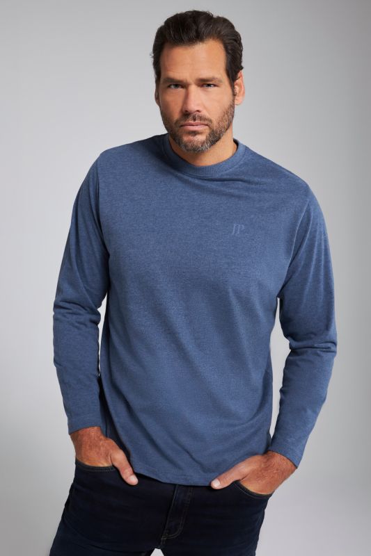 T-shirt JP 1880 à manches longues, collection Basic, label OEKO-TEX - jusqu'au 8 XL