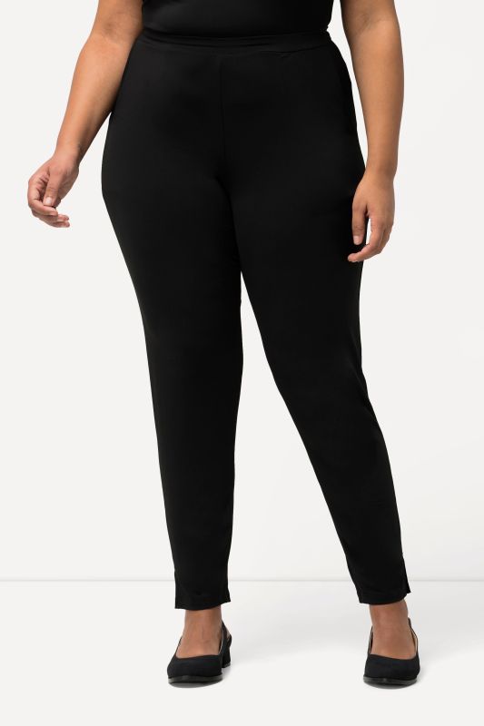 Pantalon, jersey, jambe étroite, taille élastique, jusqu'au 66/68