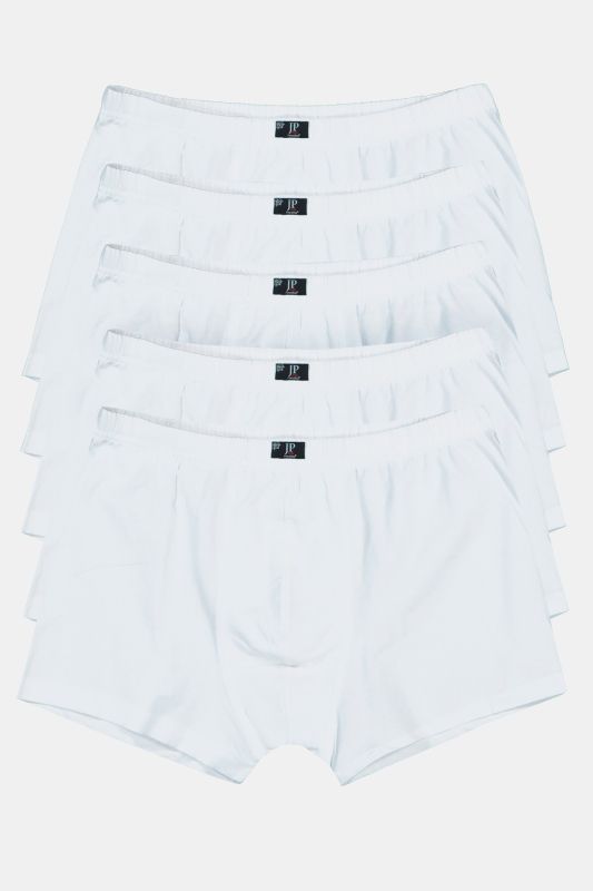 Lot de 5 caleçons, sous-vêtements, 1 couleur, jusqu'à la taille 7XL